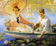 Colin Campbell Cooper Summer, Colin Campbell Cooper Sweden oil painting artist